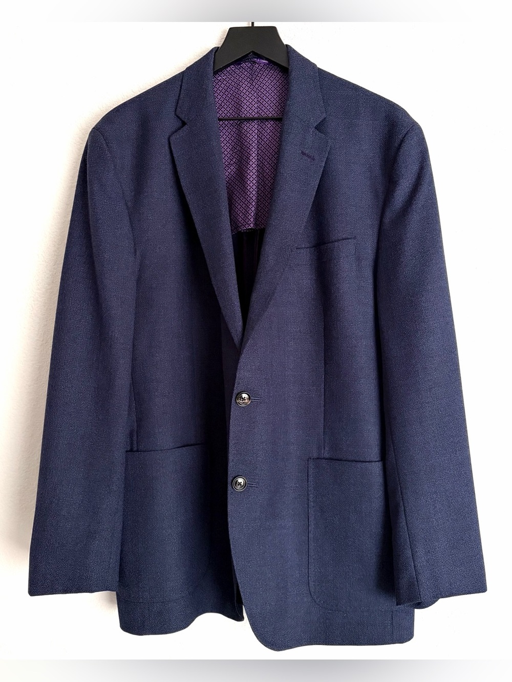 Ted Baker Men’s Kyle Unlined Endurance Blazer Size 44R Indigo